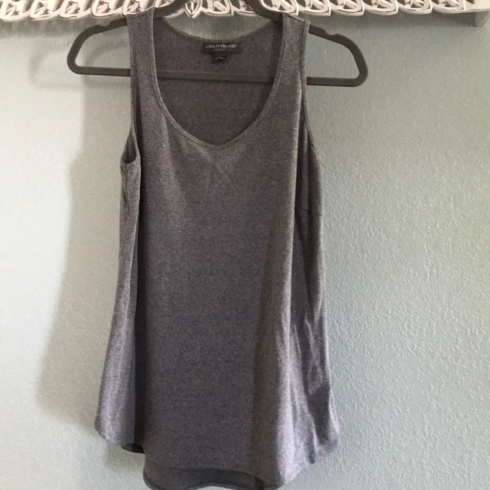 Maternity gray tank top